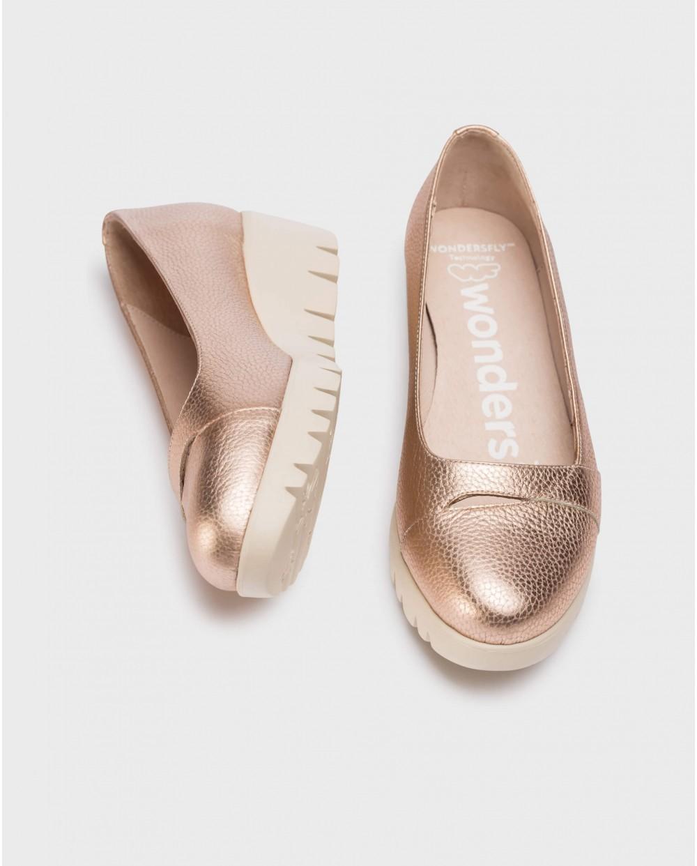 wonders Zapatos ALIRA Oro Rosa Liquidación