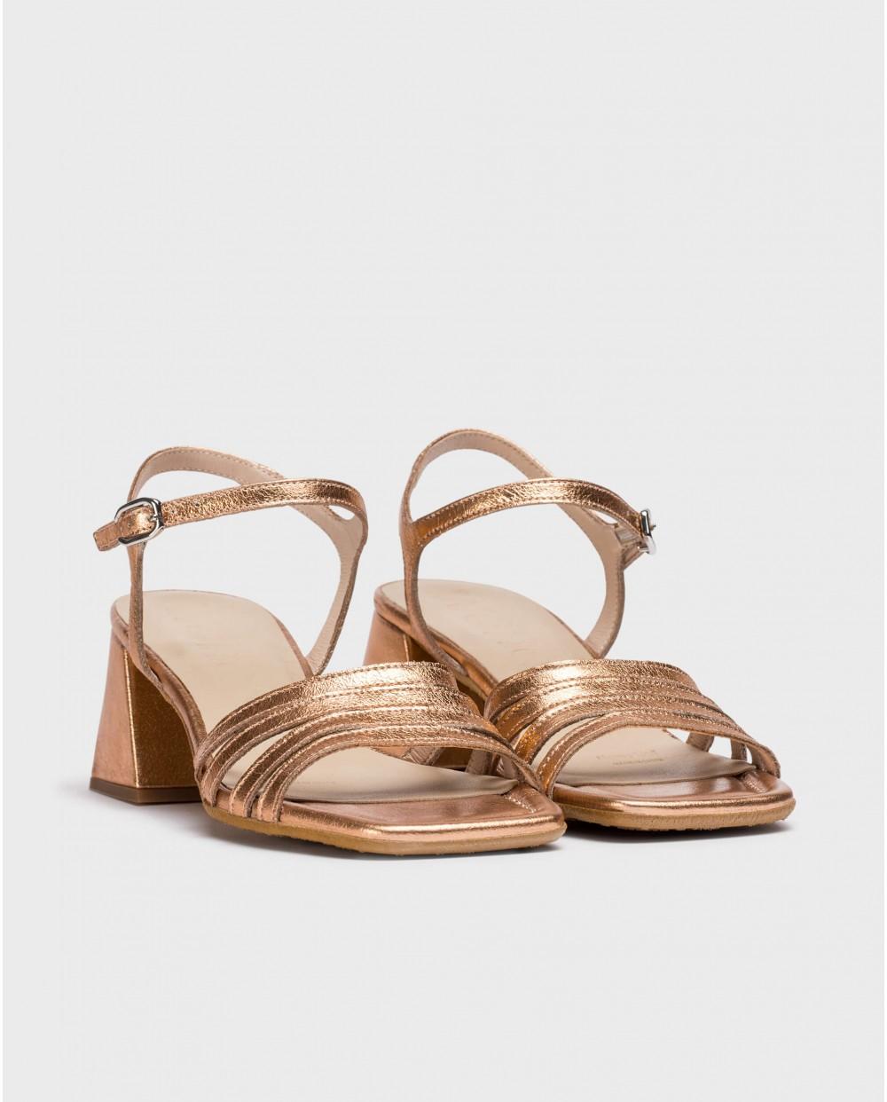 wonders Sandalias MARCIA Oro Rosa Rebajas online