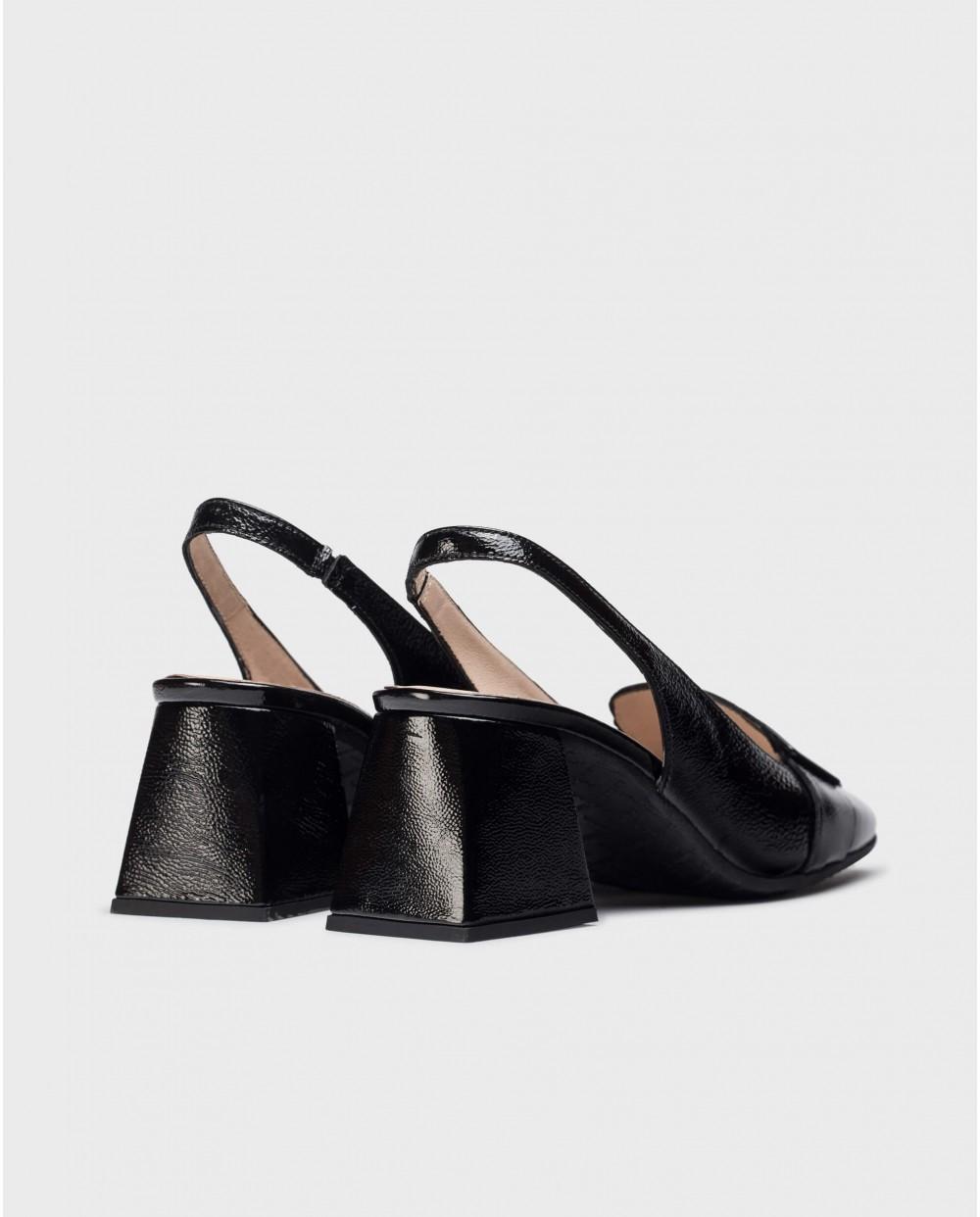 wonders Zapatos destalonados REBECA Negros COMPRAR AHORA