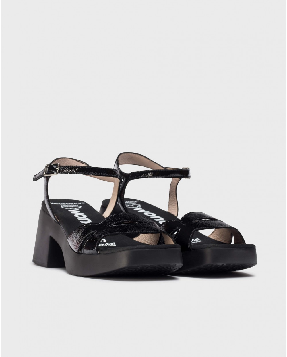 wonders Sandalias HURA Negras ÚLTIMAS EDICIONES