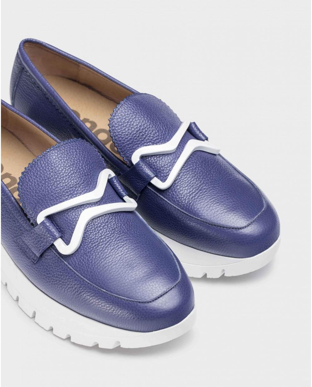 wonders Mocasines AURA Azules Último día