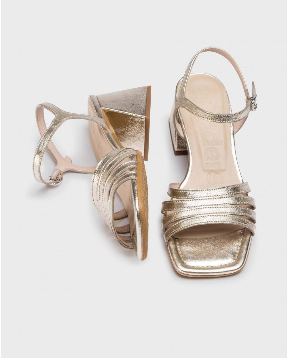 wonders Sandalias MARCIA Oro Ofertas especiales