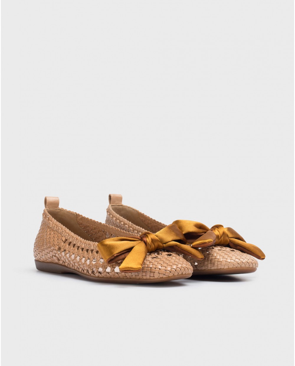 wonders Bailarina BOW Camel Rebajas de fin de temporada