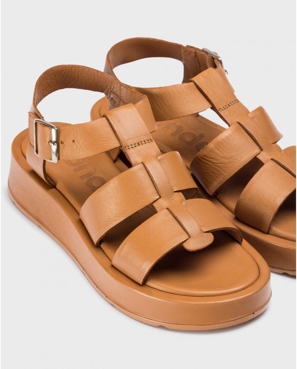 wonders Sandalias ZAHARA Marrones Devoluciones gratuitas