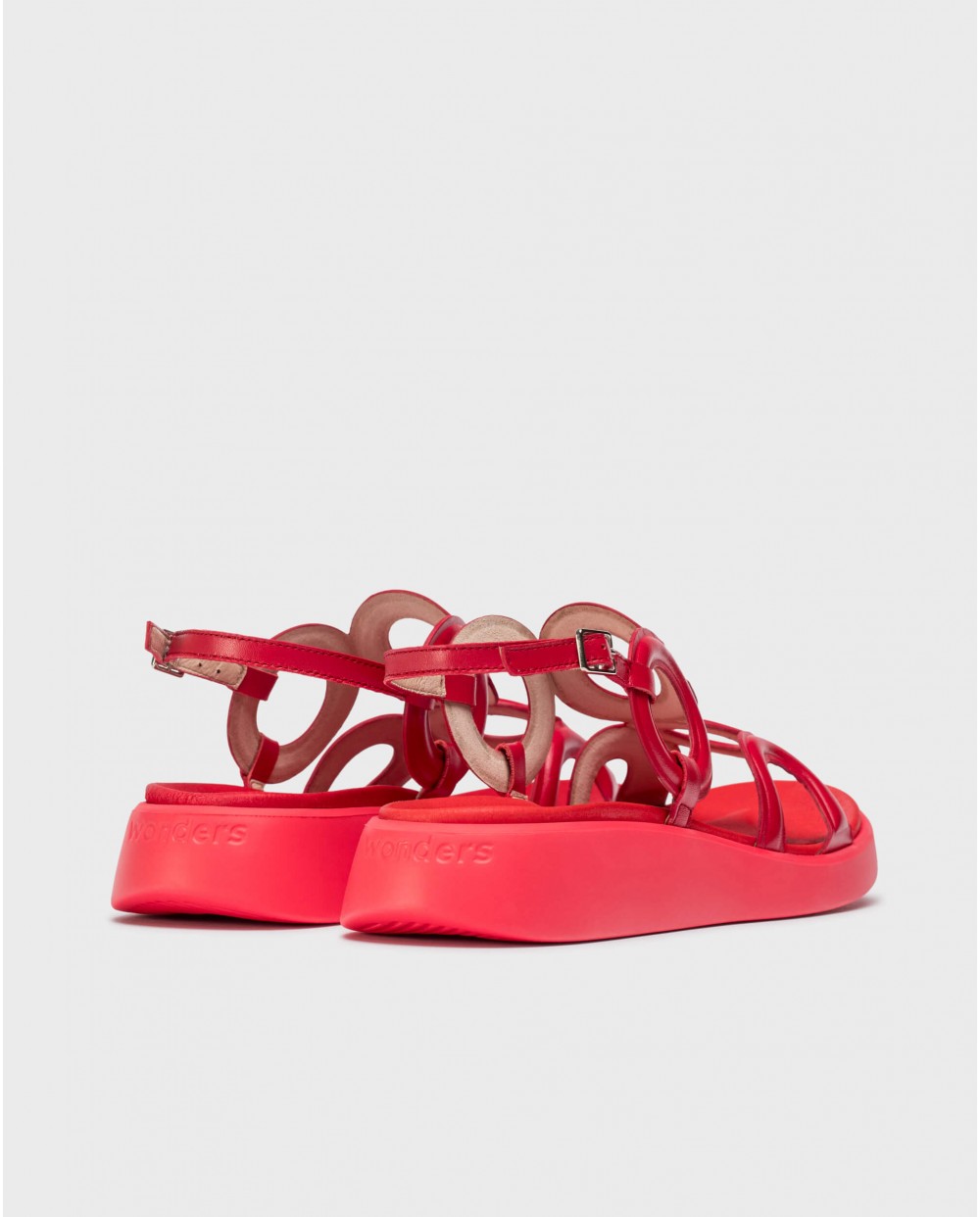 wonders Sandalias TOLEDO Rojos Outlet online