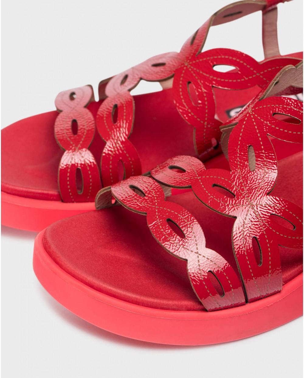 wonders Sandalias DARYA Rojas Rebajas