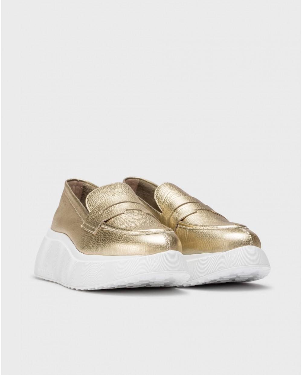 wonders Mocasines ESTELA Oro Ventas relámpago