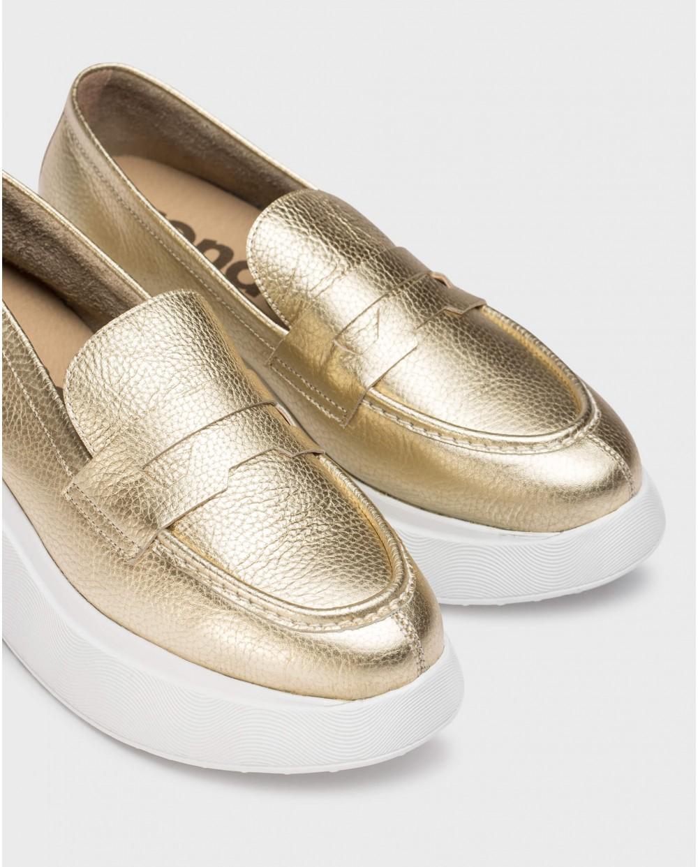 wonders Mocasines ESTELA Oro Ventas relámpago