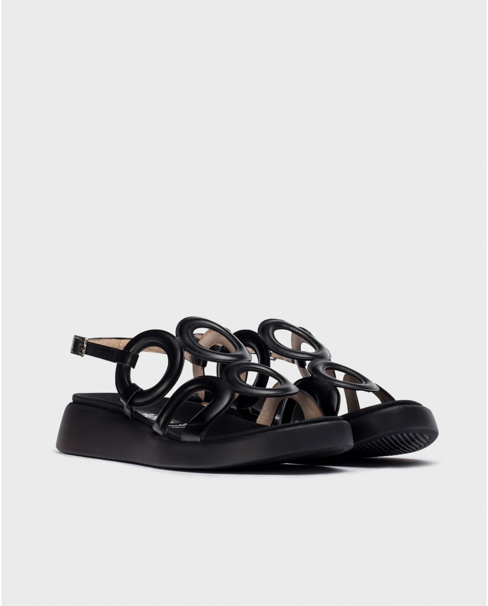 wonders Sandalias TOLEDO Negras Rebajas online
