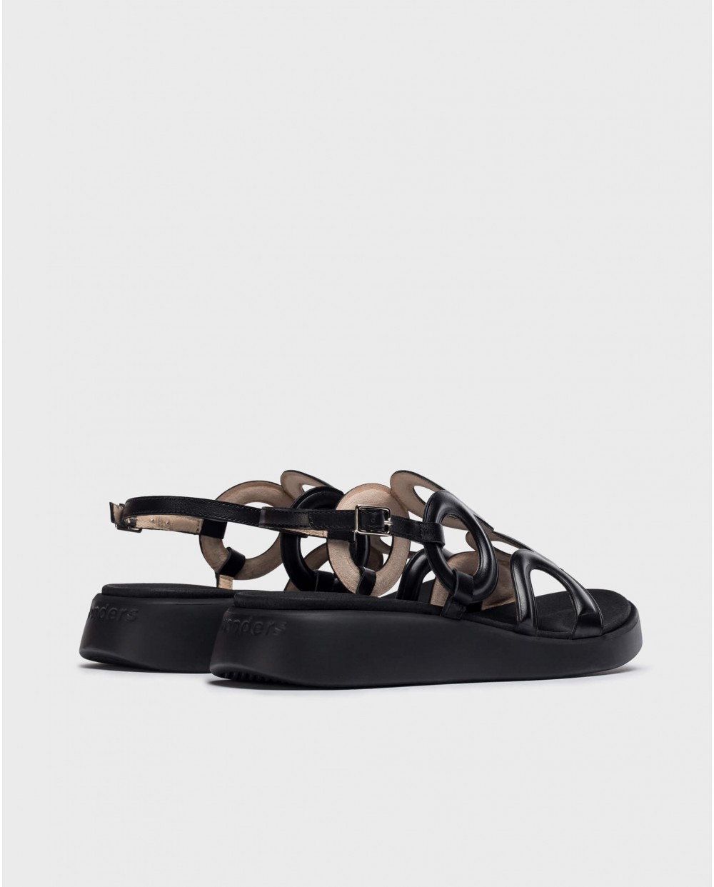 wonders Sandalias TOLEDO Negras Rebajas online