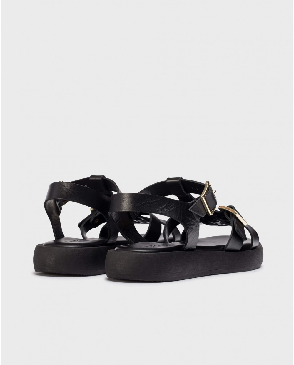 wonders Sandalias LUZ Negras Rebajas top