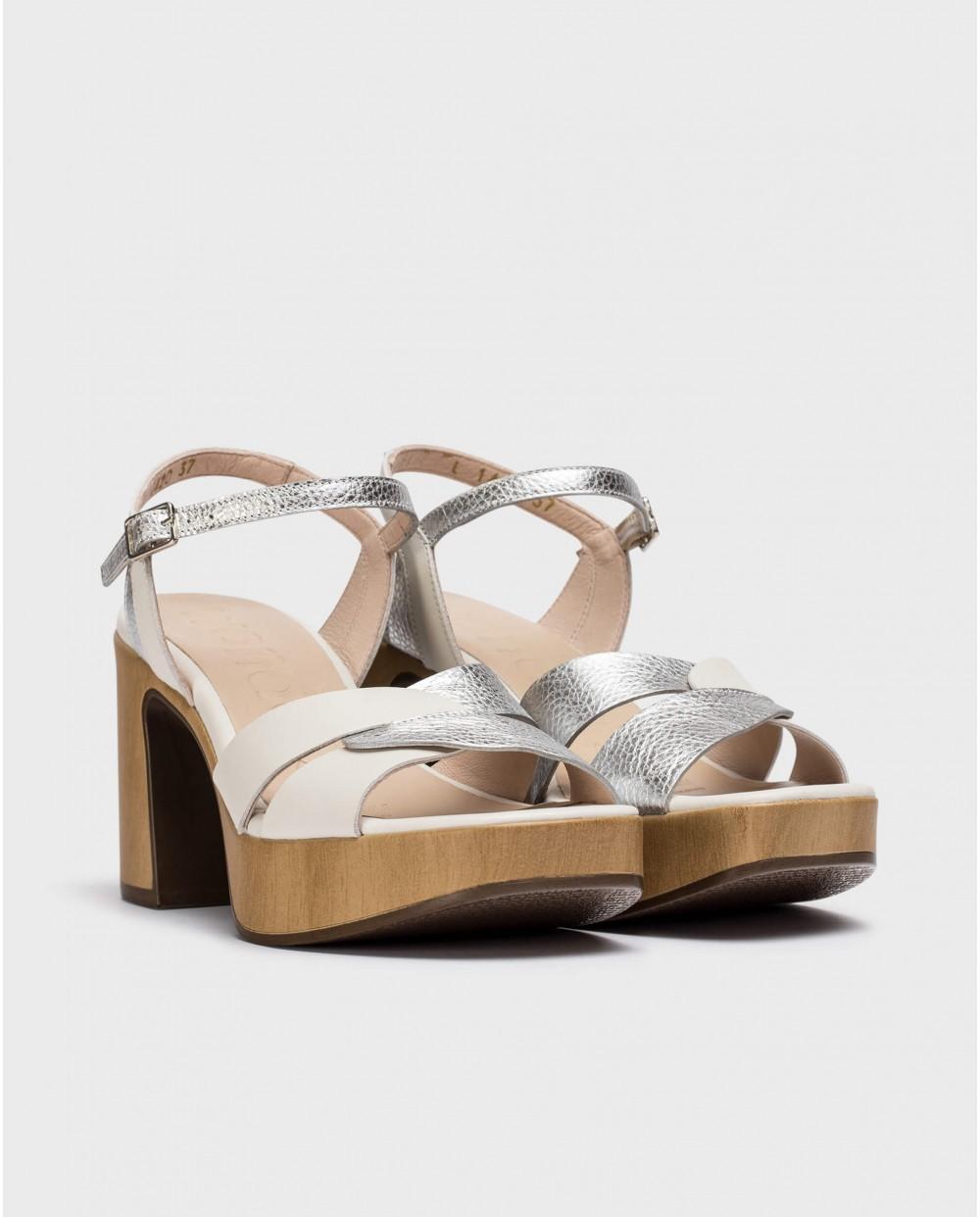 wonders Sandalias SORAYA Blancas Precio de fábrica