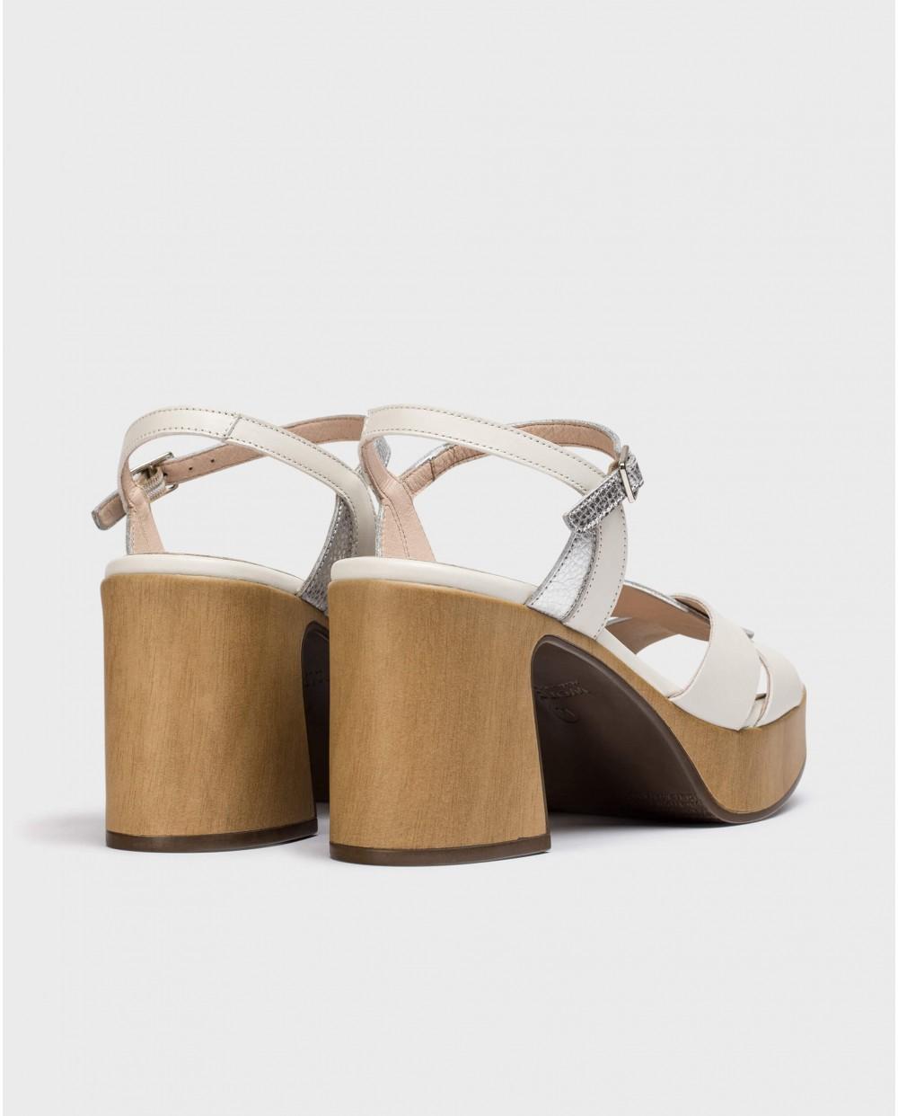 wonders Sandalias SORAYA Blancas Precio de fábrica