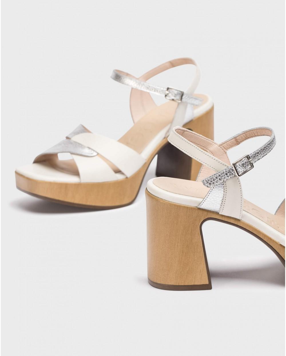 wonders Sandalias SORAYA Blancas Precio de fábrica