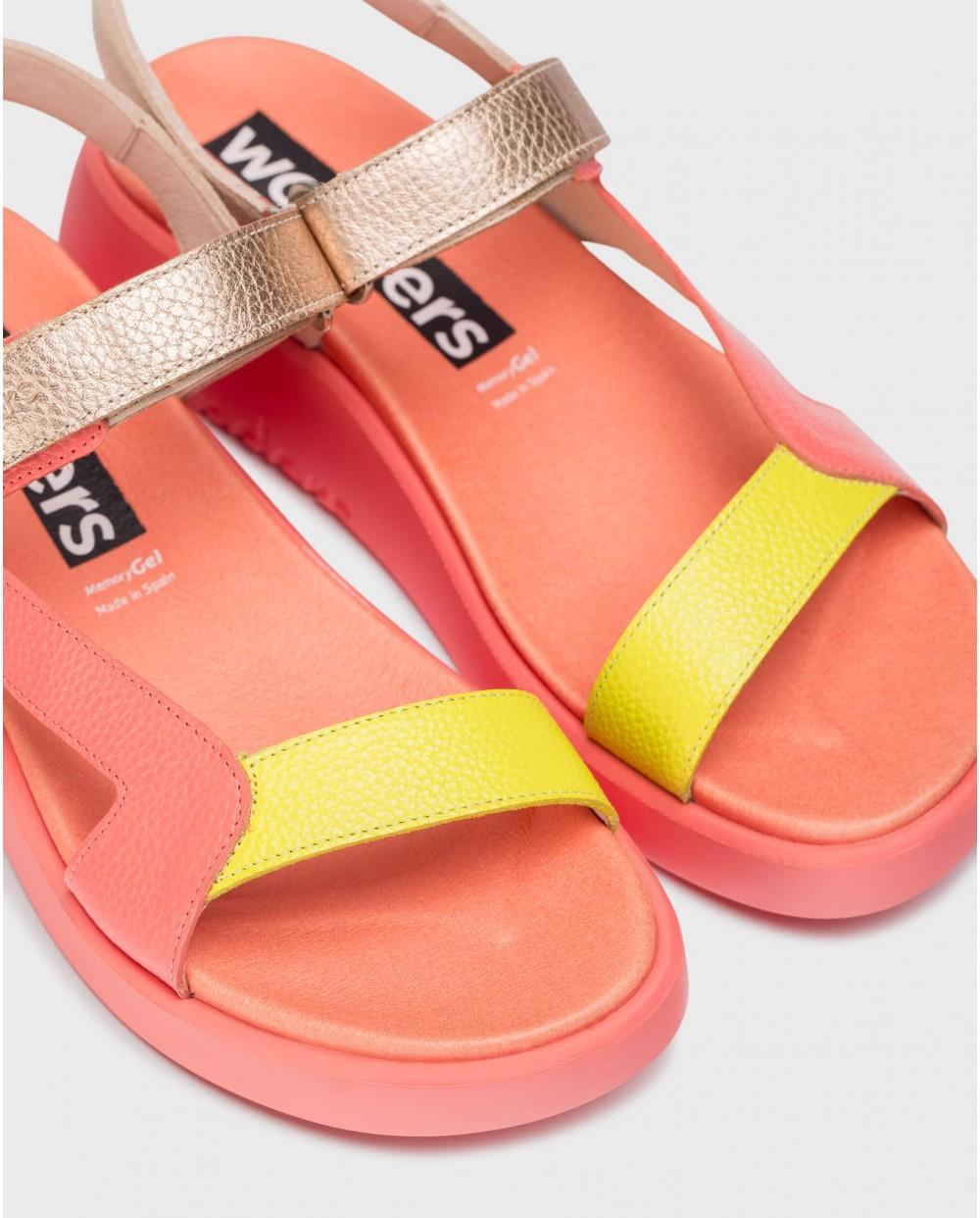 wonders Sandalias HALI Coral Oferta especial de fábrica