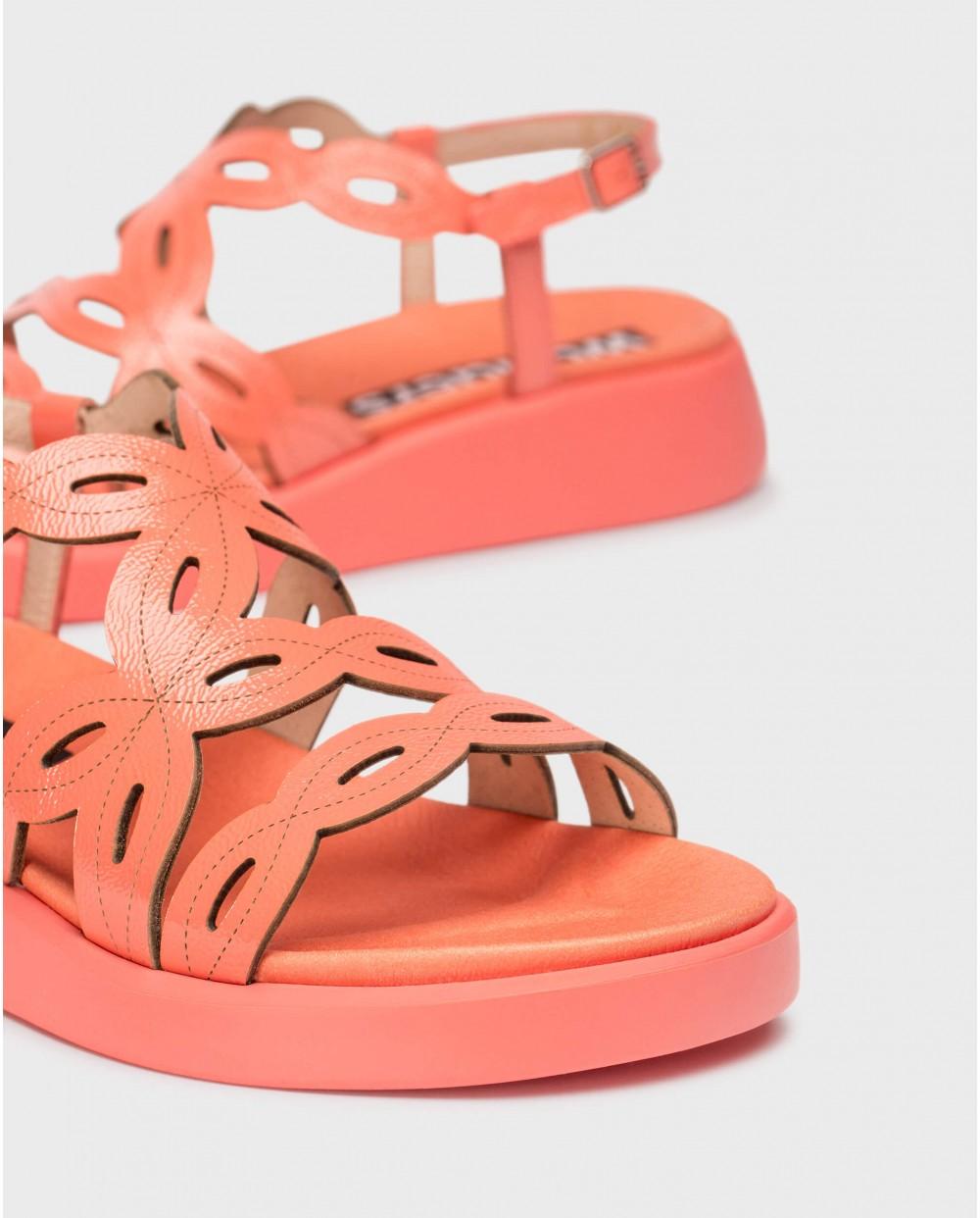 wonders Sandalias DARYA Coral Promoción trimestral