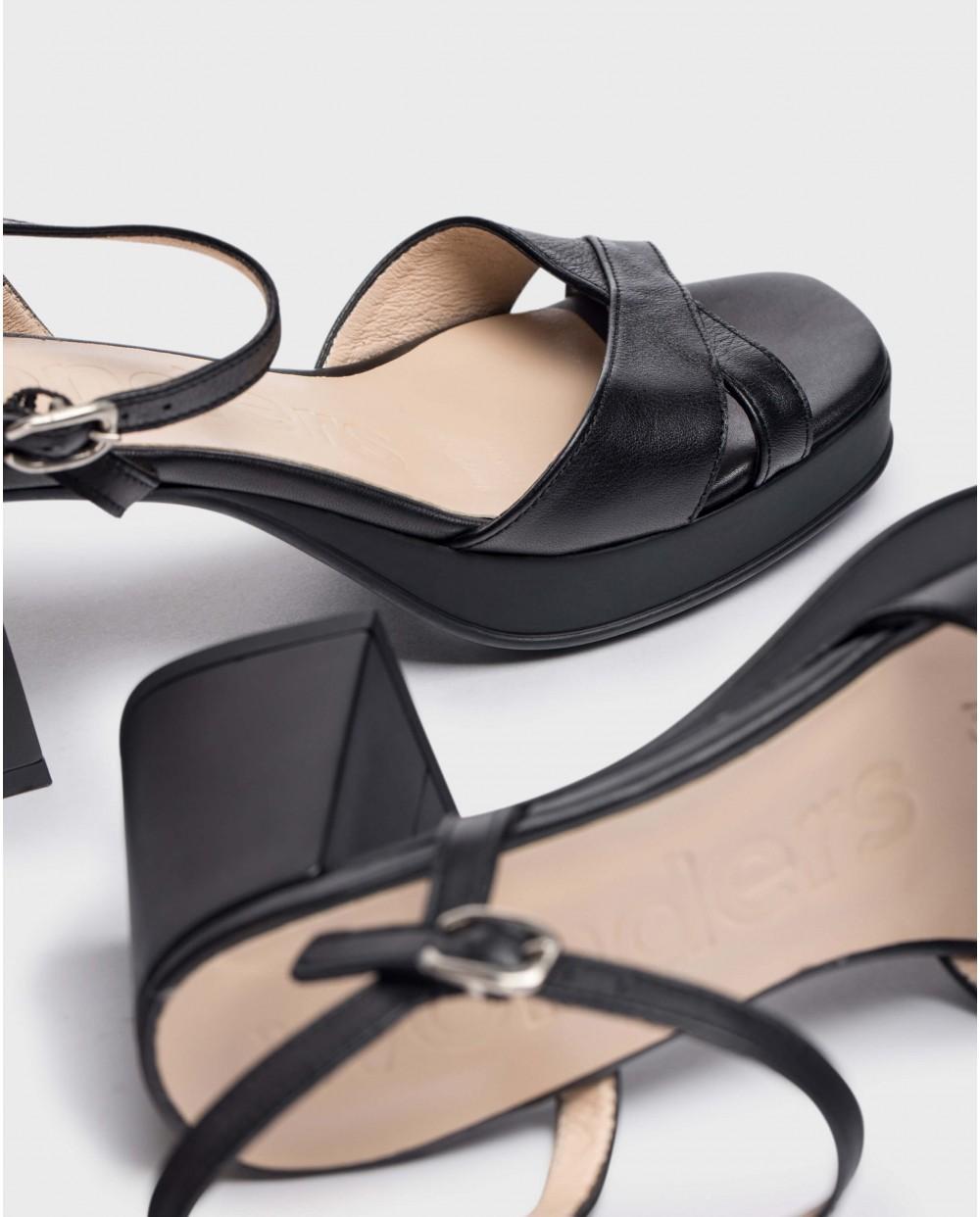 wonders Sandalias de tacón LOLA Negro Limitado a 3 días