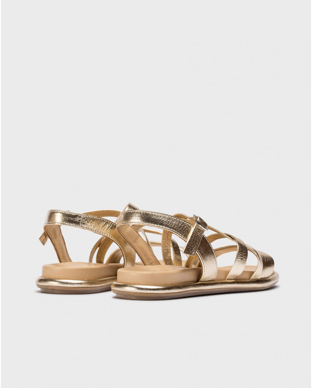 wonders Sandalias IZORA Oro Precios de Black Friday