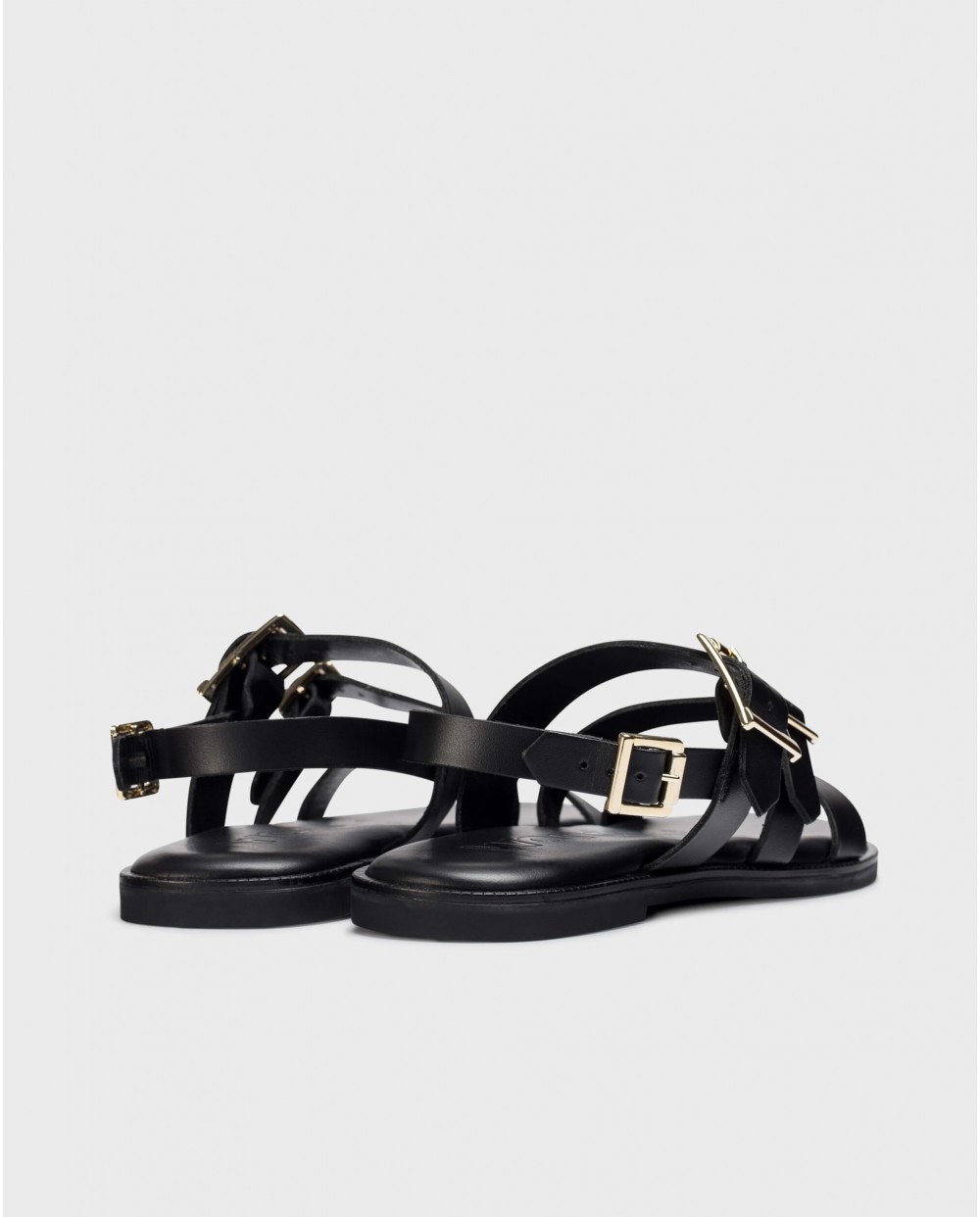 wonders Sandalias ZORION Negras Oferta exclusiva