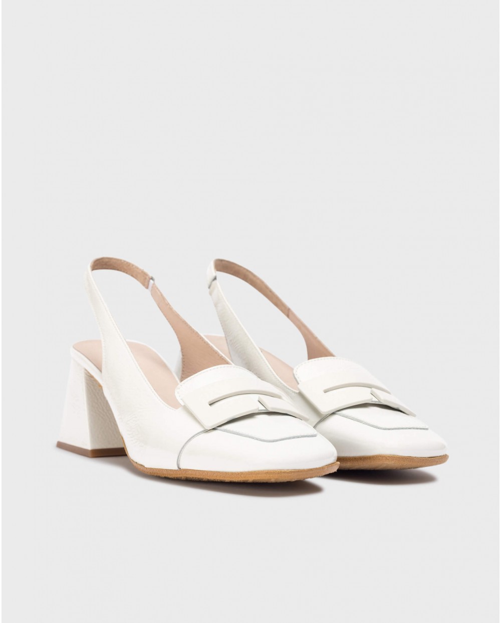 wonders Zapatos destalonados REBECA Blancos Grandes ahorros
