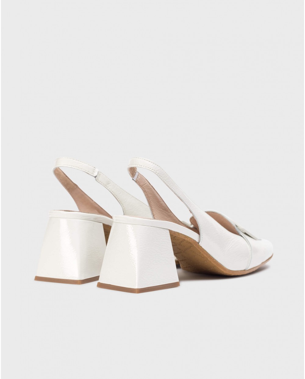 wonders Zapatos destalonados REBECA Blancos Grandes ahorros