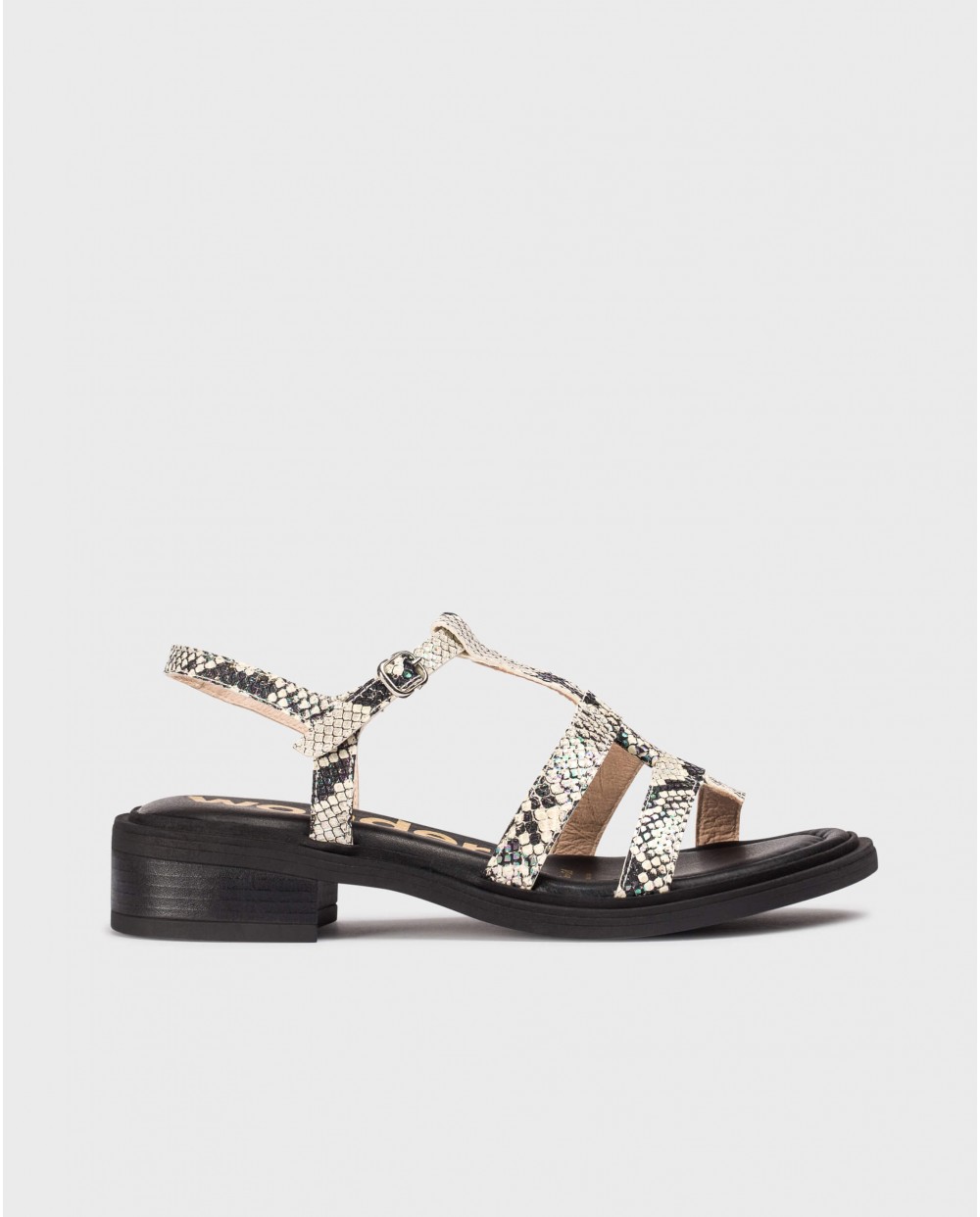wonders Sandalias JANET Serpiente Precio ultrabajo