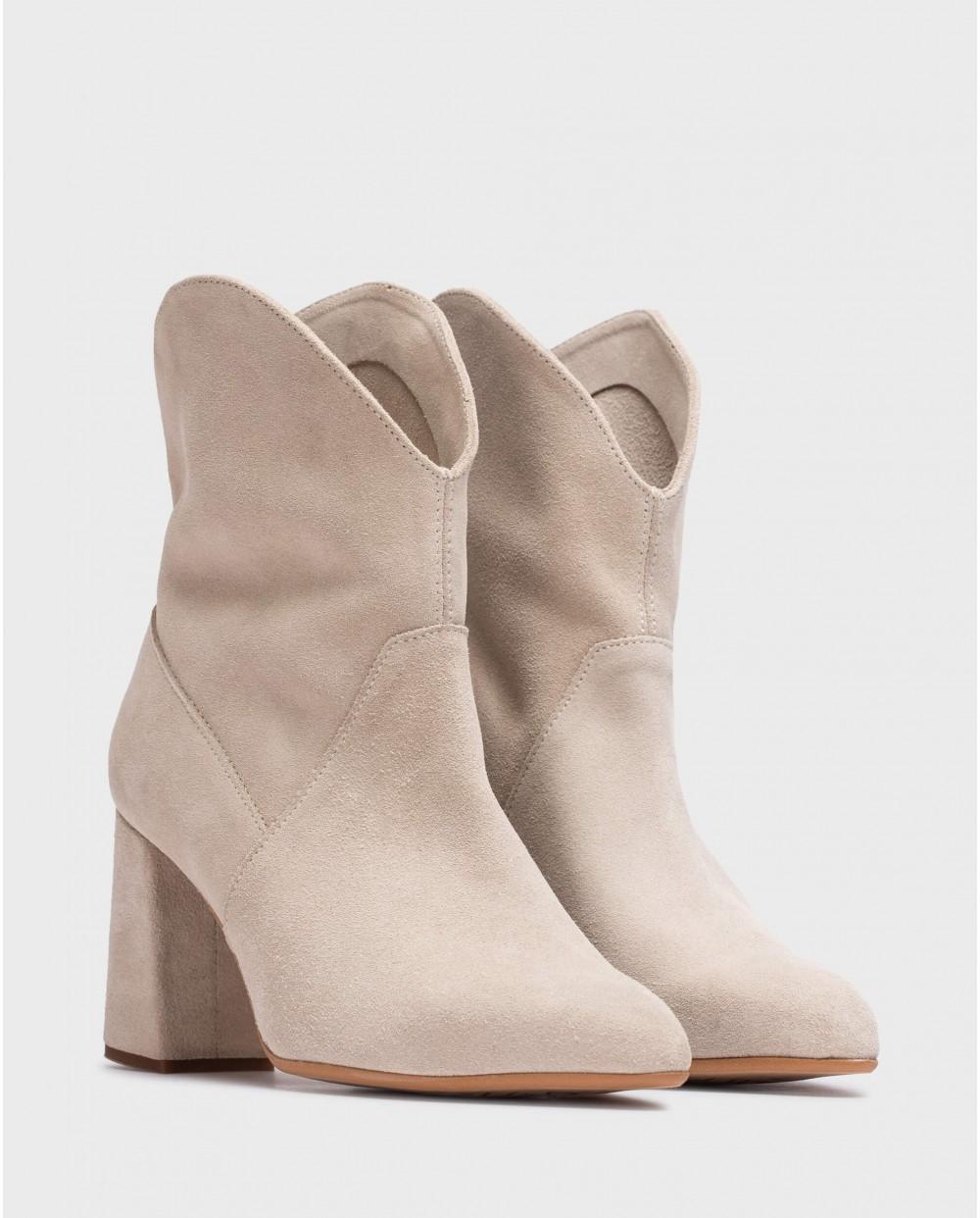 wonders Botín NEREIDA Beige Rebajas de fábrica