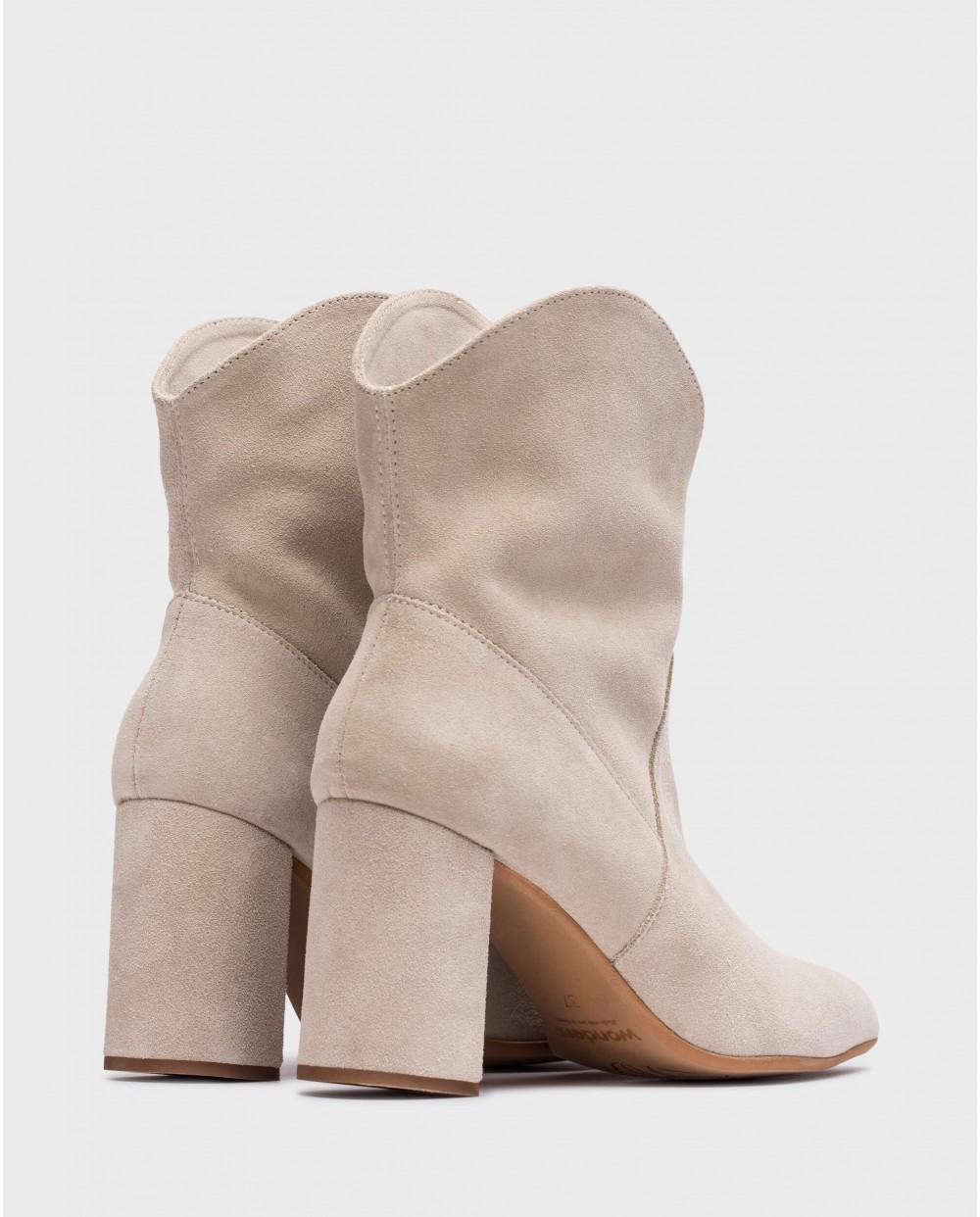 wonders Botín NEREIDA Beige Rebajas de fábrica