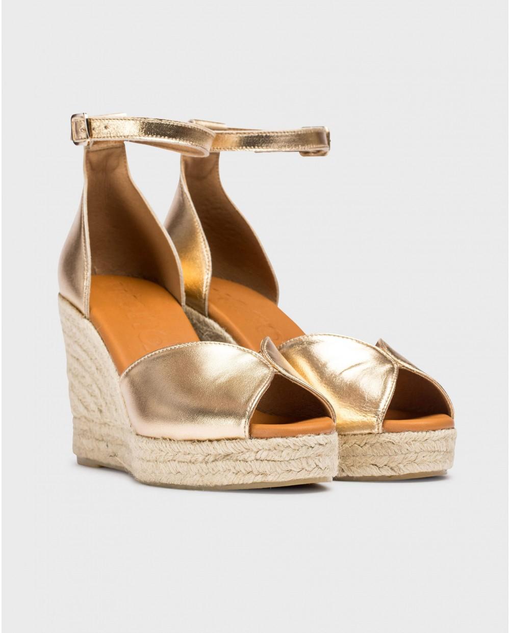 wonders Alpargata MANLY Oro Rebajas online