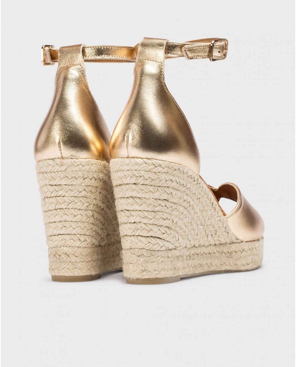 wonders Alpargata MANLY Oro Rebajas online