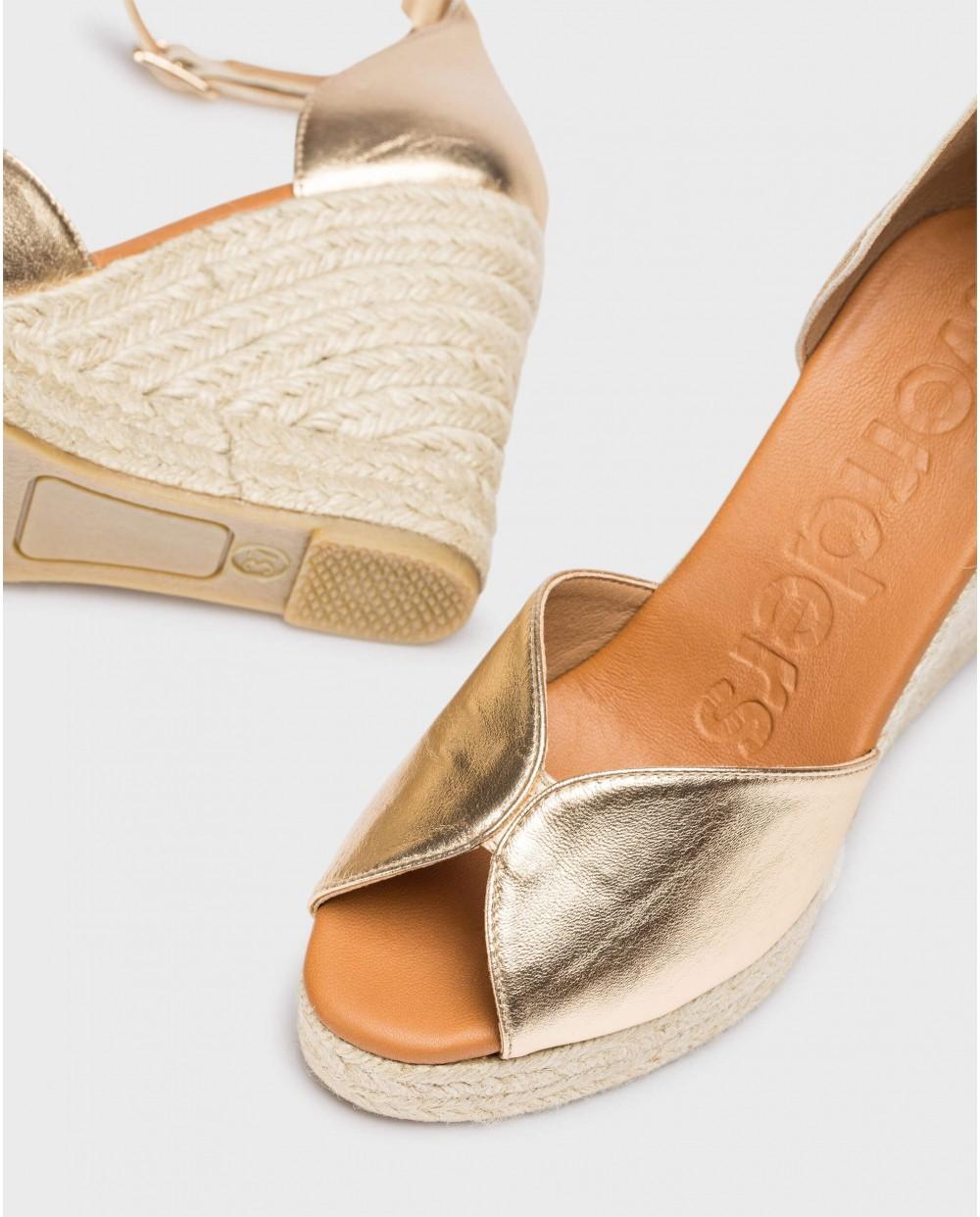 wonders Alpargata MANLY Oro Rebajas online