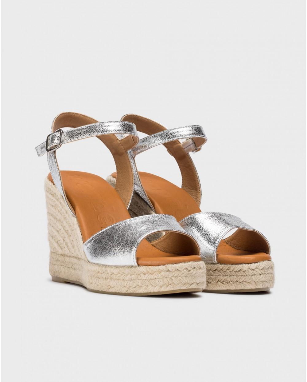 wonders Alpargatas MAIKO Plata Rebajas top
