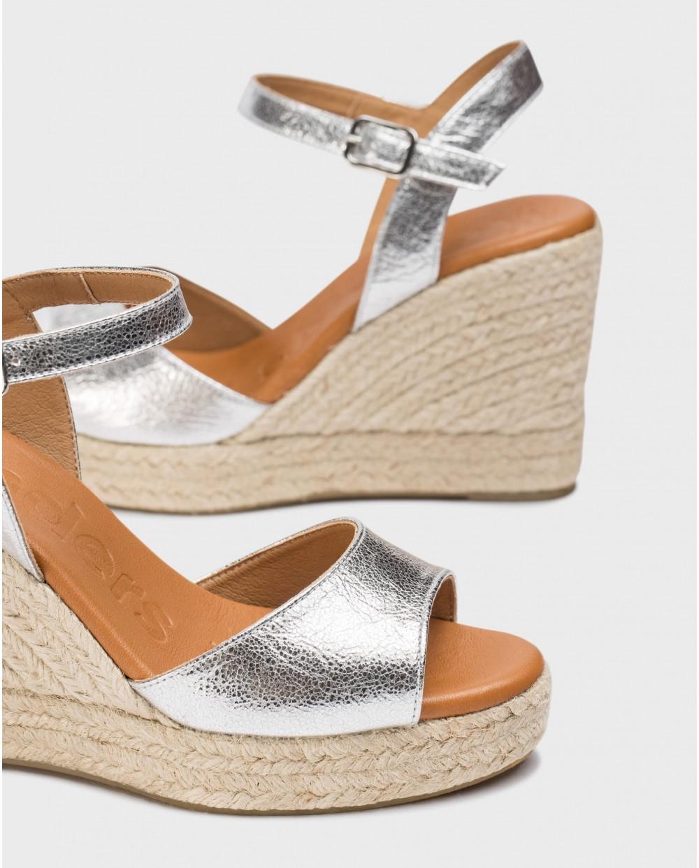 wonders Alpargatas MAIKO Plata Rebajas top