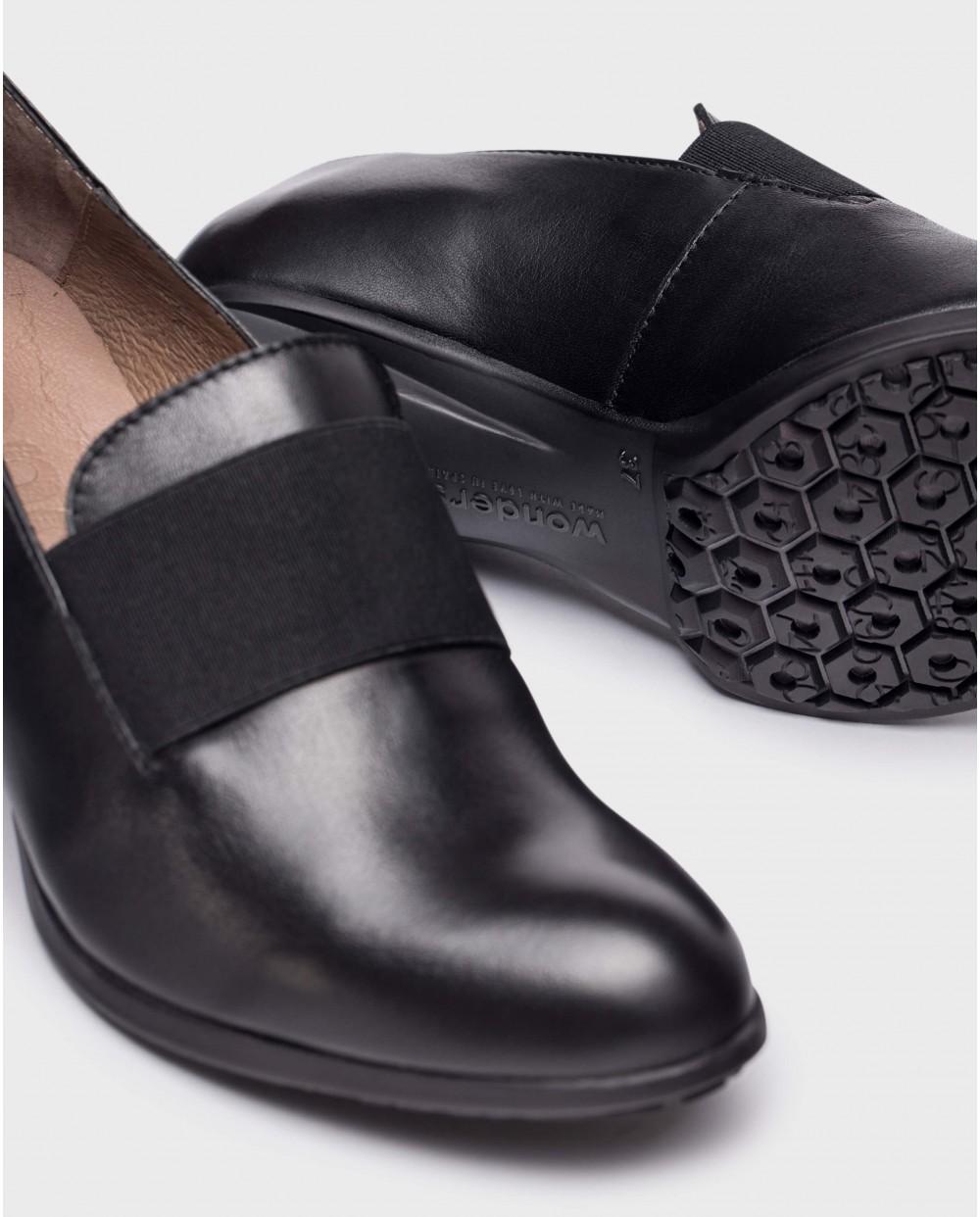 wonders Zapato elástico negro Envío internacional gratuito