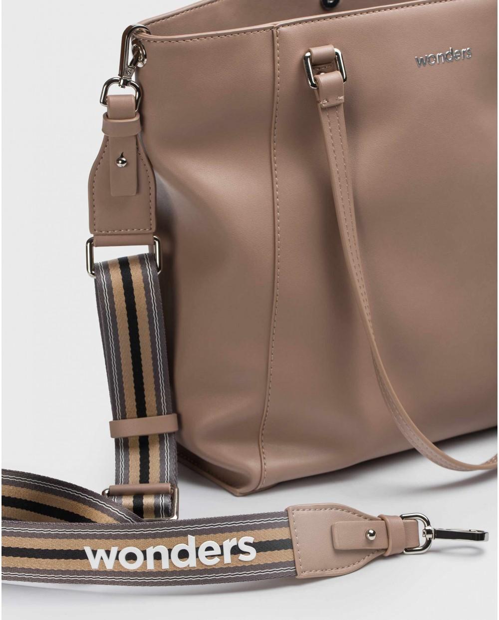 wonders Bolso ZURI Taupe Ahorra y exporta