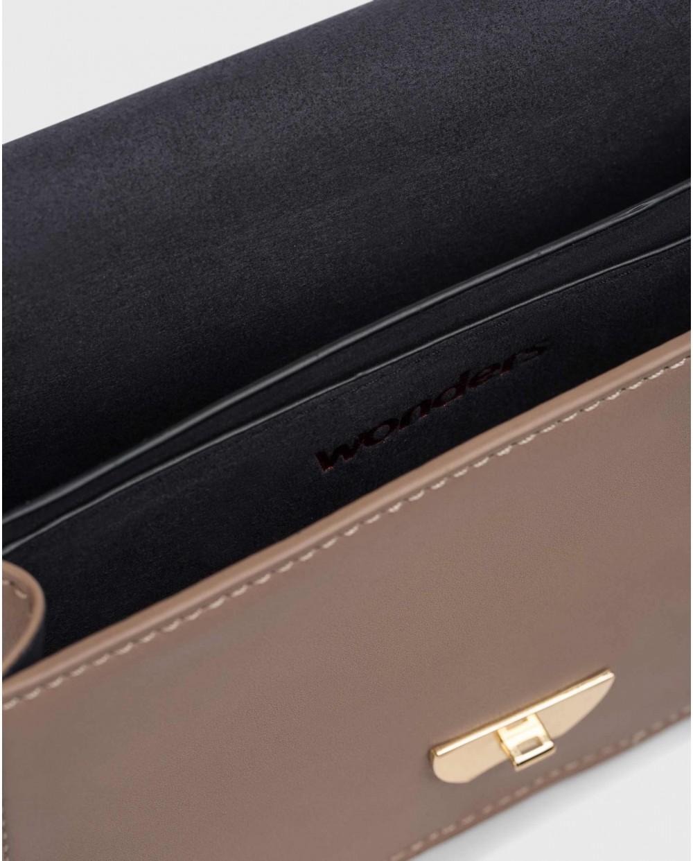 wonders Bolso DANA Taupe Descuentos del mes