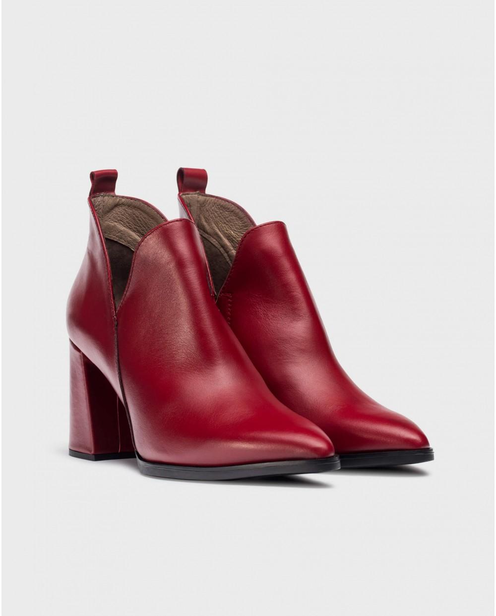 wonders Botines JULIETA Rojos Oferta exclusiva