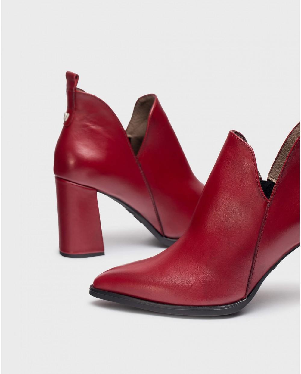 wonders Botines JULIETA Rojos Oferta exclusiva
