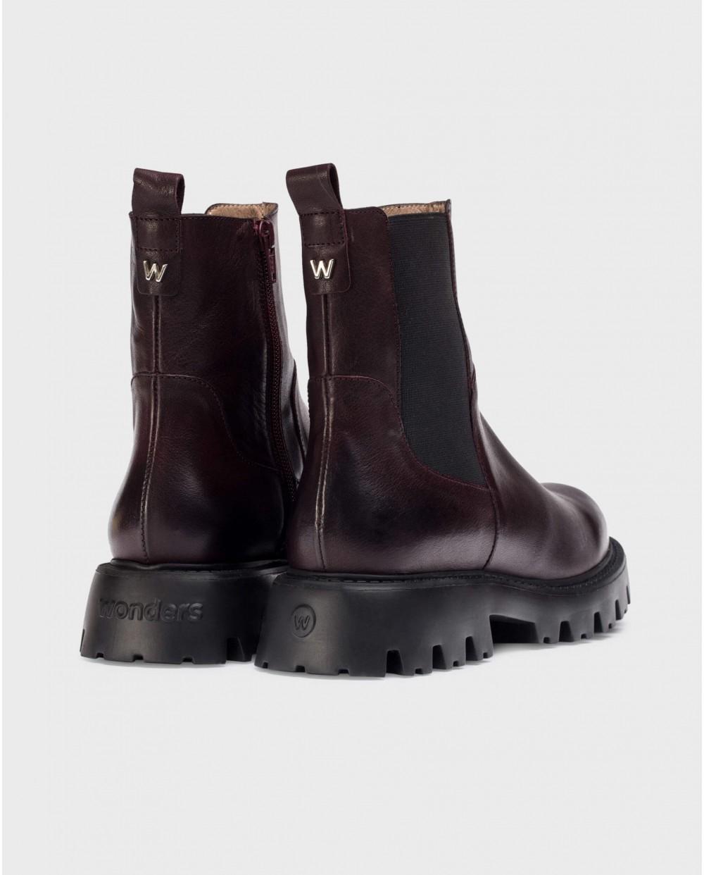 wonders Botines PURA Burdeos Ofertas de temporada