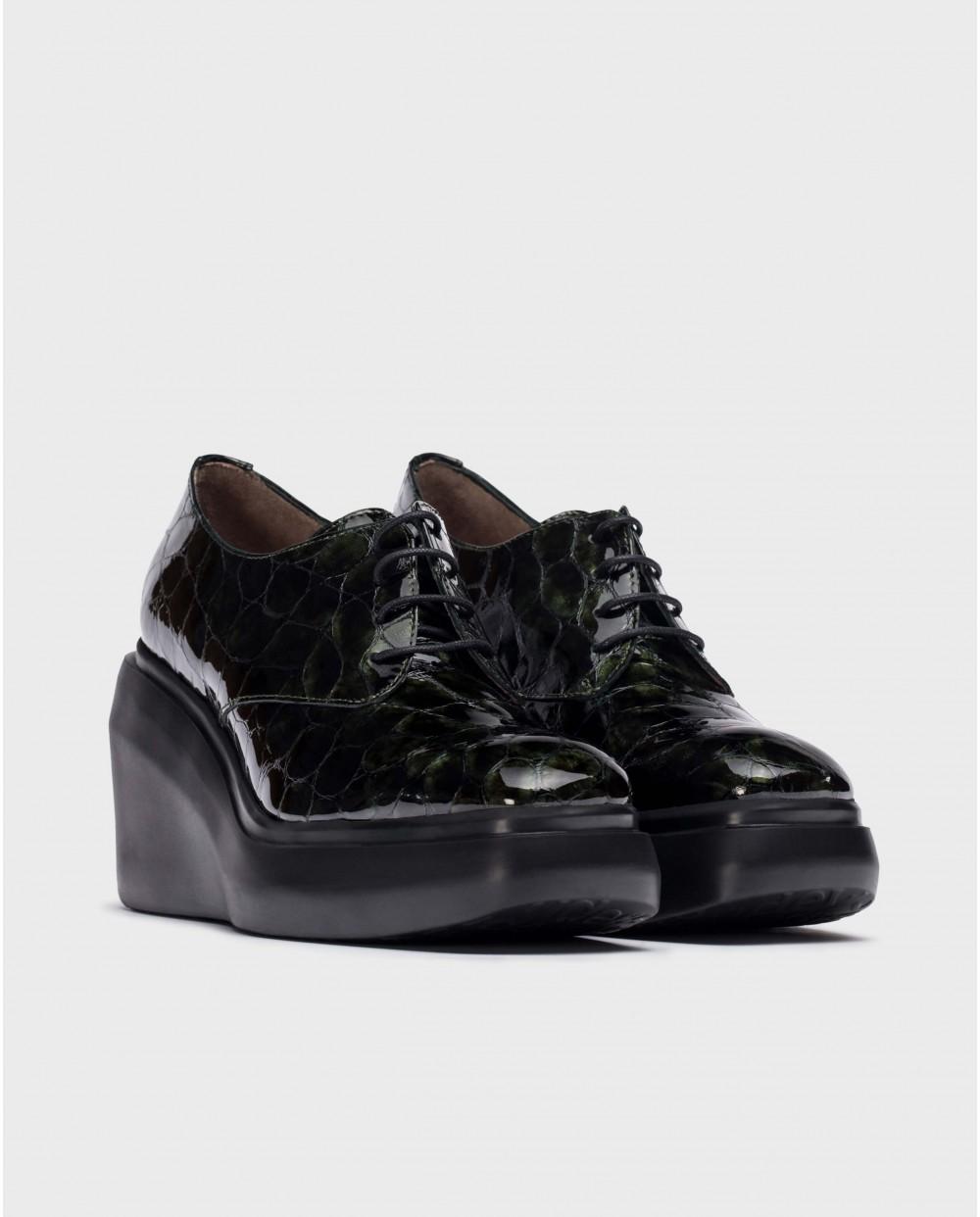 wonders Zapato Blucher plataforma Ofertas