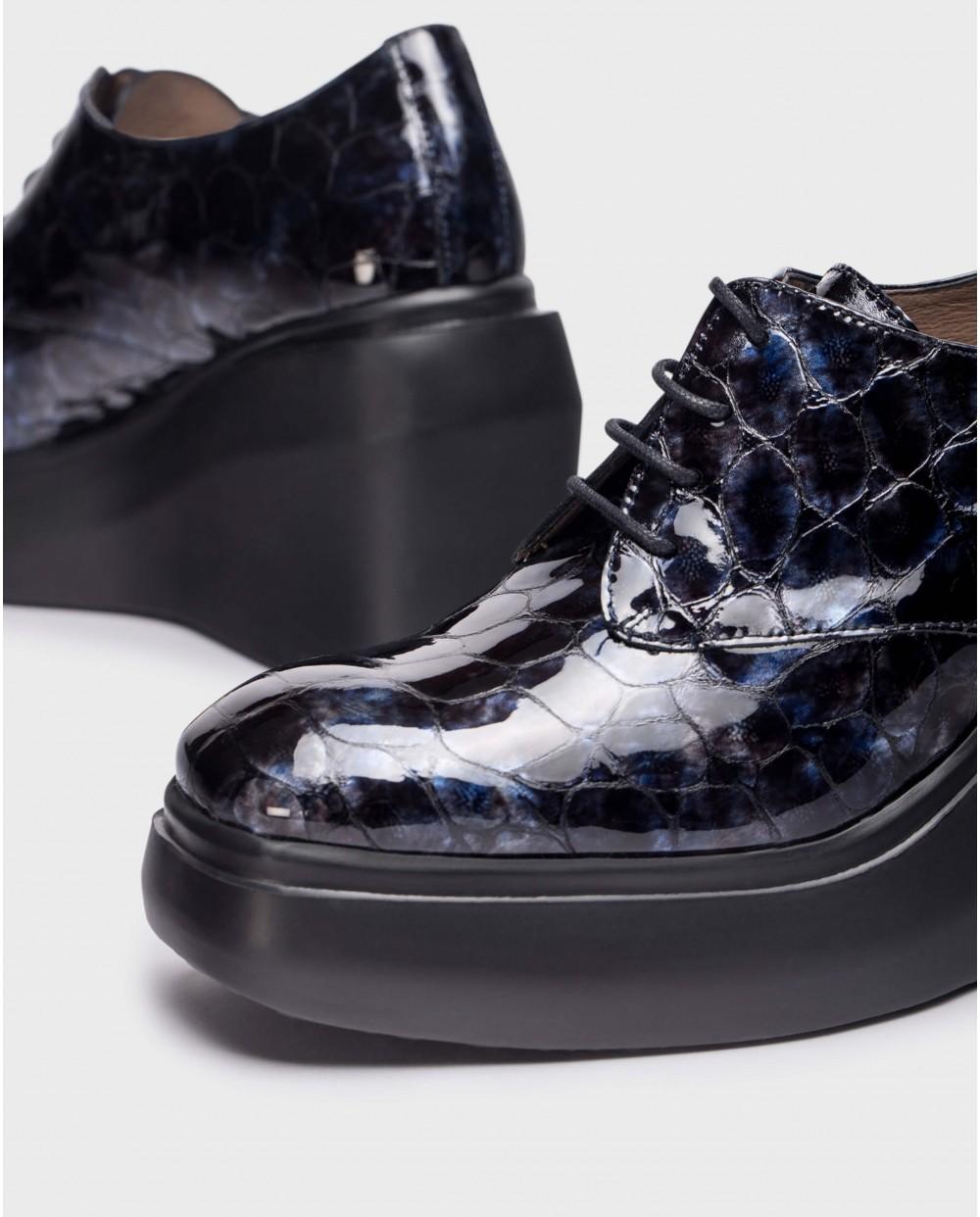 wonders Zapato Blucher plataforma Rebajas top