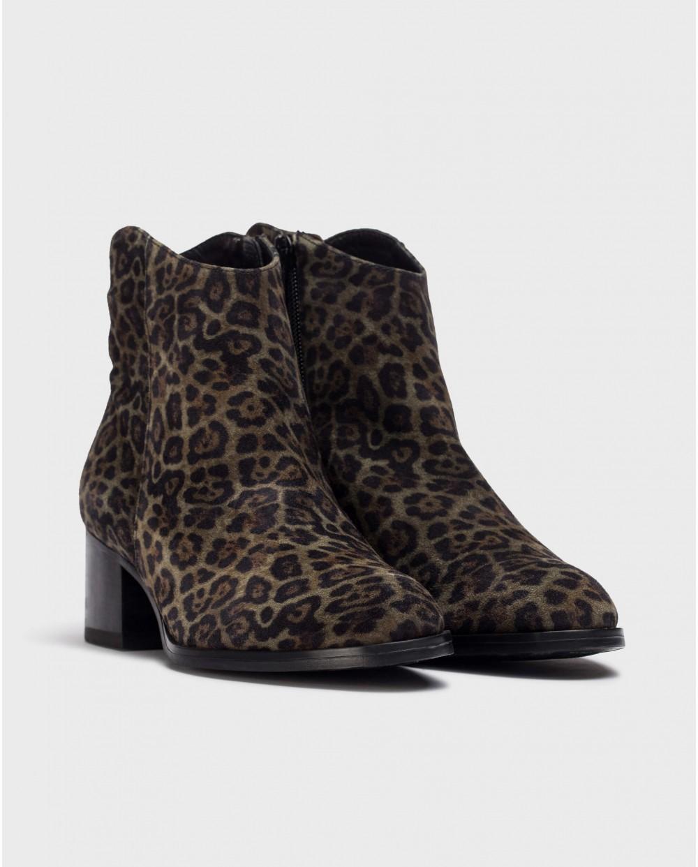 wonders Botines EASY Animal Print Última moda