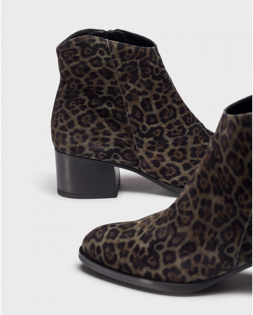 wonders Botines EASY Animal Print Última moda