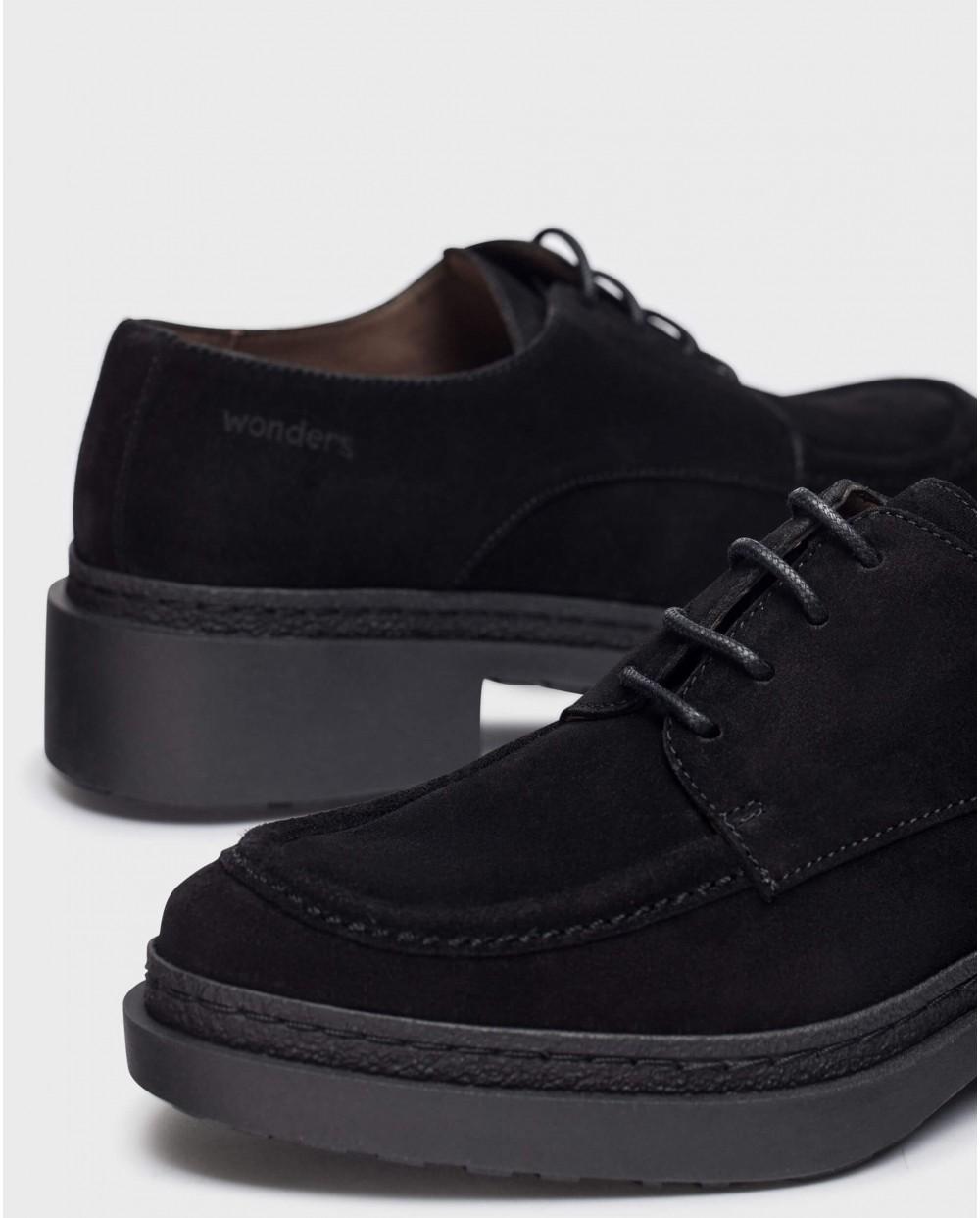 wonders Bluchers BEA Negros Devoluciones gratuitas