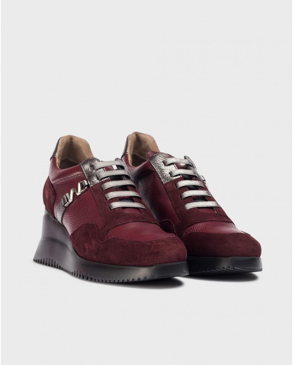 wonders Deportivas EVA Burdeos En oferta