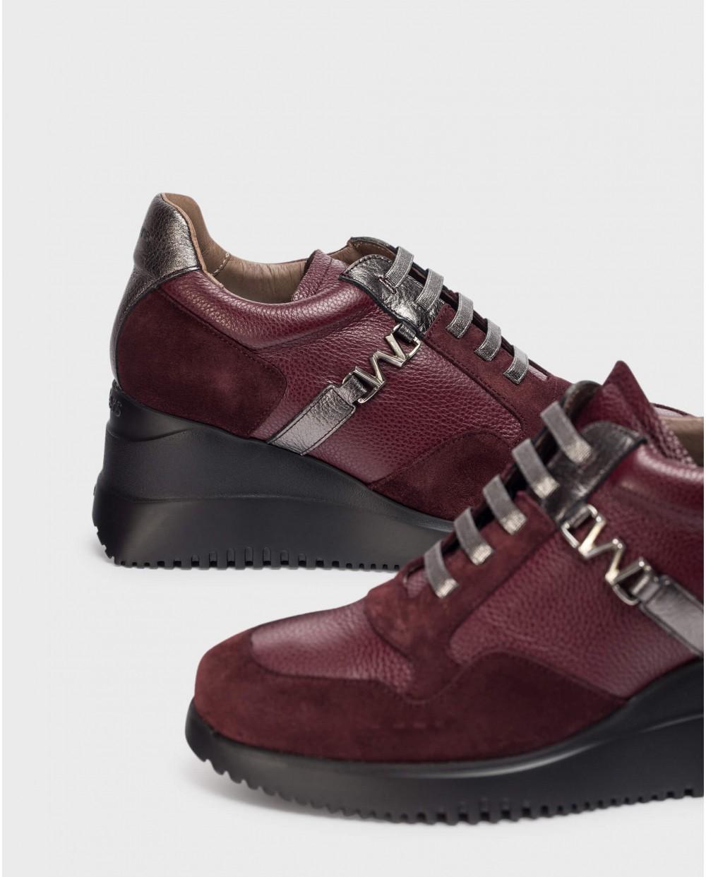 wonders Deportivas EVA Burdeos En oferta