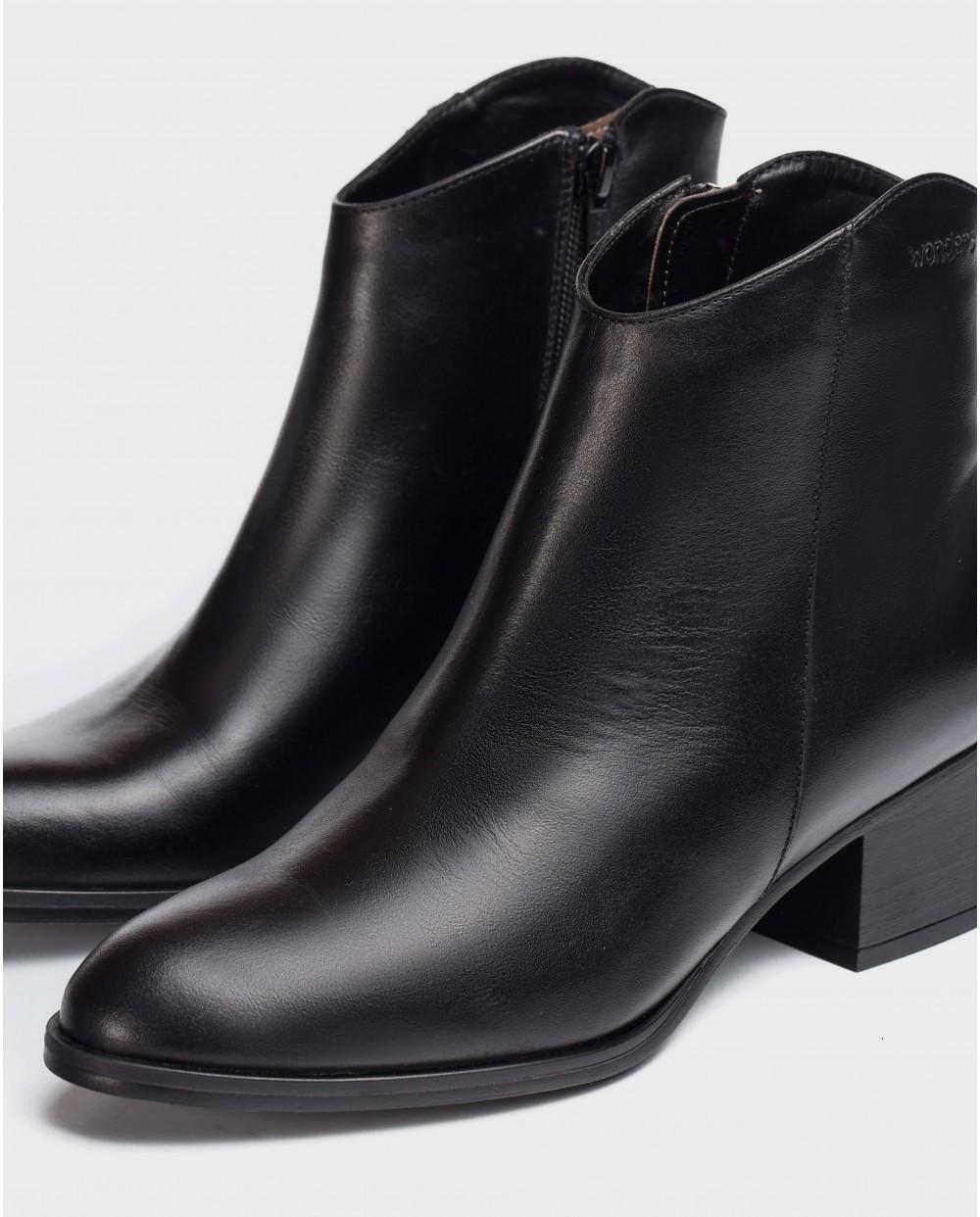 wonders Botín Easy Negro Ventas relámpago