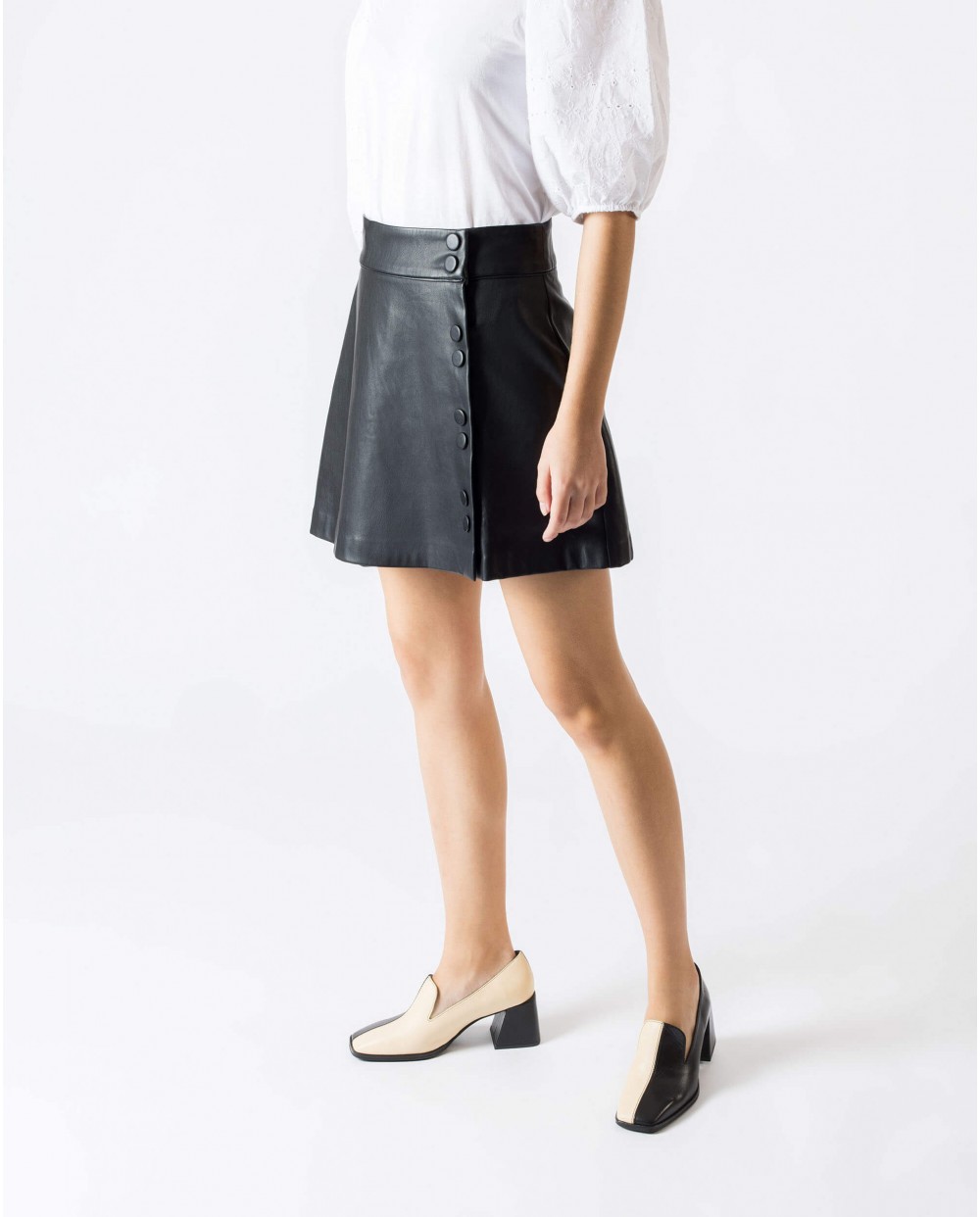 wonders Mocasín Fiodor bicolor negro Tienda