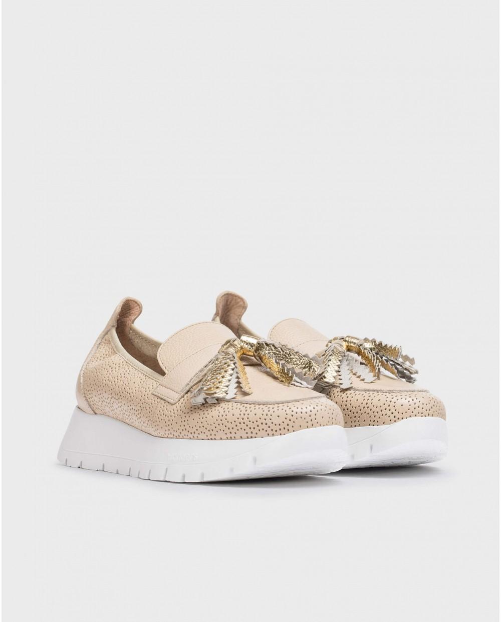 wonders Mocasín MATERIA Natural Promoción por tiempo limitado