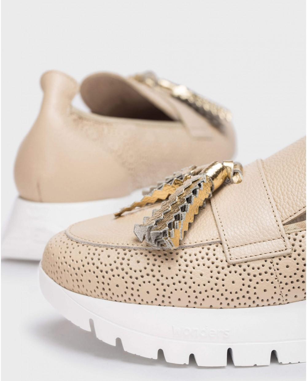 wonders Mocasín MATERIA Natural Promoción por tiempo limitado